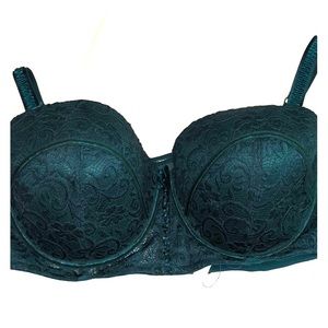 44 G turquoise bra